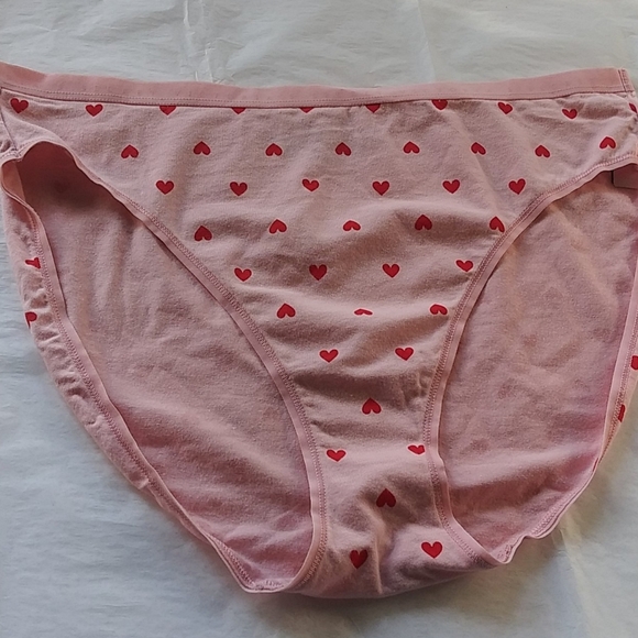 NWT Pink Bundle Hearts & Red Pantie Sz XL - Picture 2 of 4